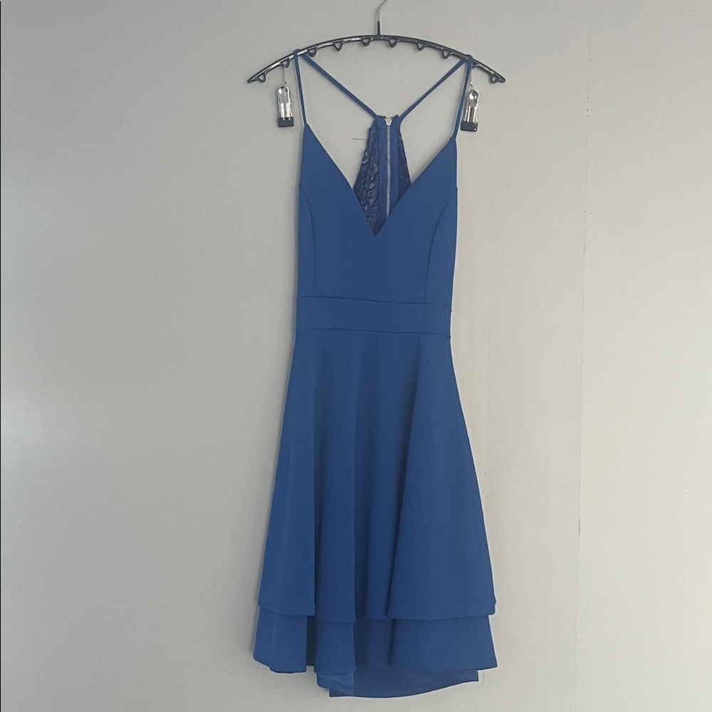 Eclipse Dark Blue  High Low Dress Size Small
